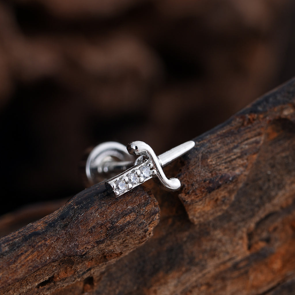 Minimalist Micro-Set Zircon Ear Cuffs