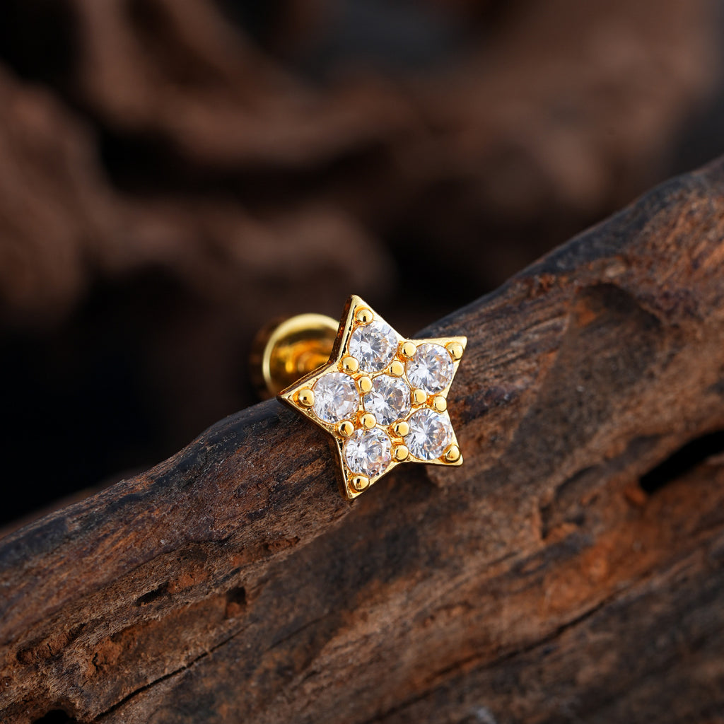 Minimalist Micro-Set Zircon Ear Cuffs