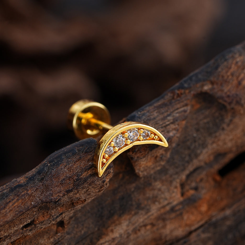 Minimalist Micro-Set Zircon Ear Cuffs