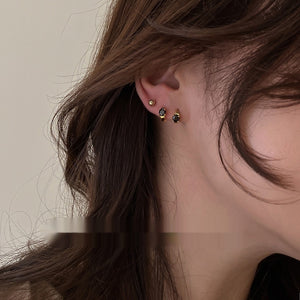 Influencer-approved Niche Design Minimalist Stud Earrings With A High-end Cool Aesthetic