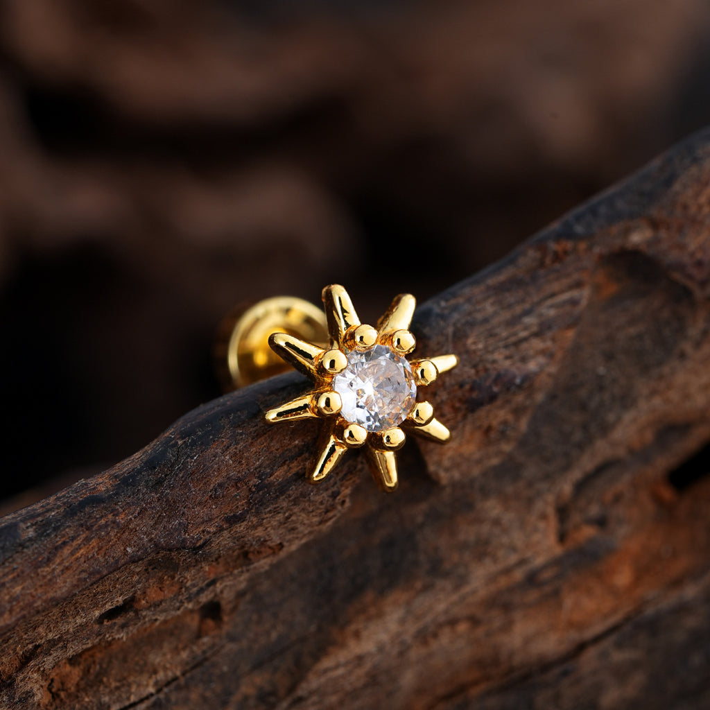 Minimalist Micro-Set Zircon Ear Cuffs