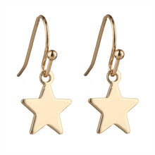 Load image into Gallery viewer, Classic Ball-Hook Geometric Lightning Heart Earrings